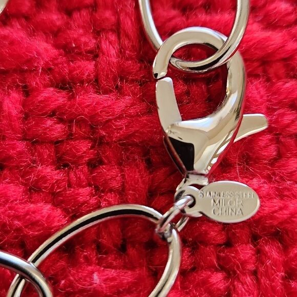 Milor 2 tone stainless chunk chain necklace - Picture 2 of 4